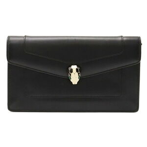 BVLGARI Black Leather Bag